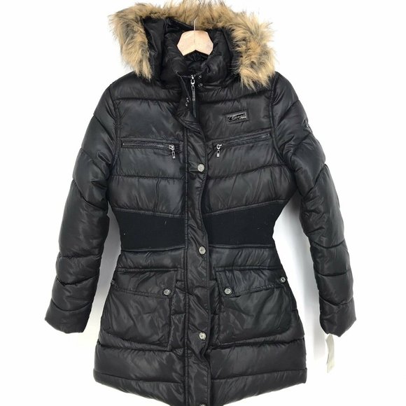 S NWT MSRP $145 COOGI Women’s Faux Fur Detachable - Picture 1 of 10